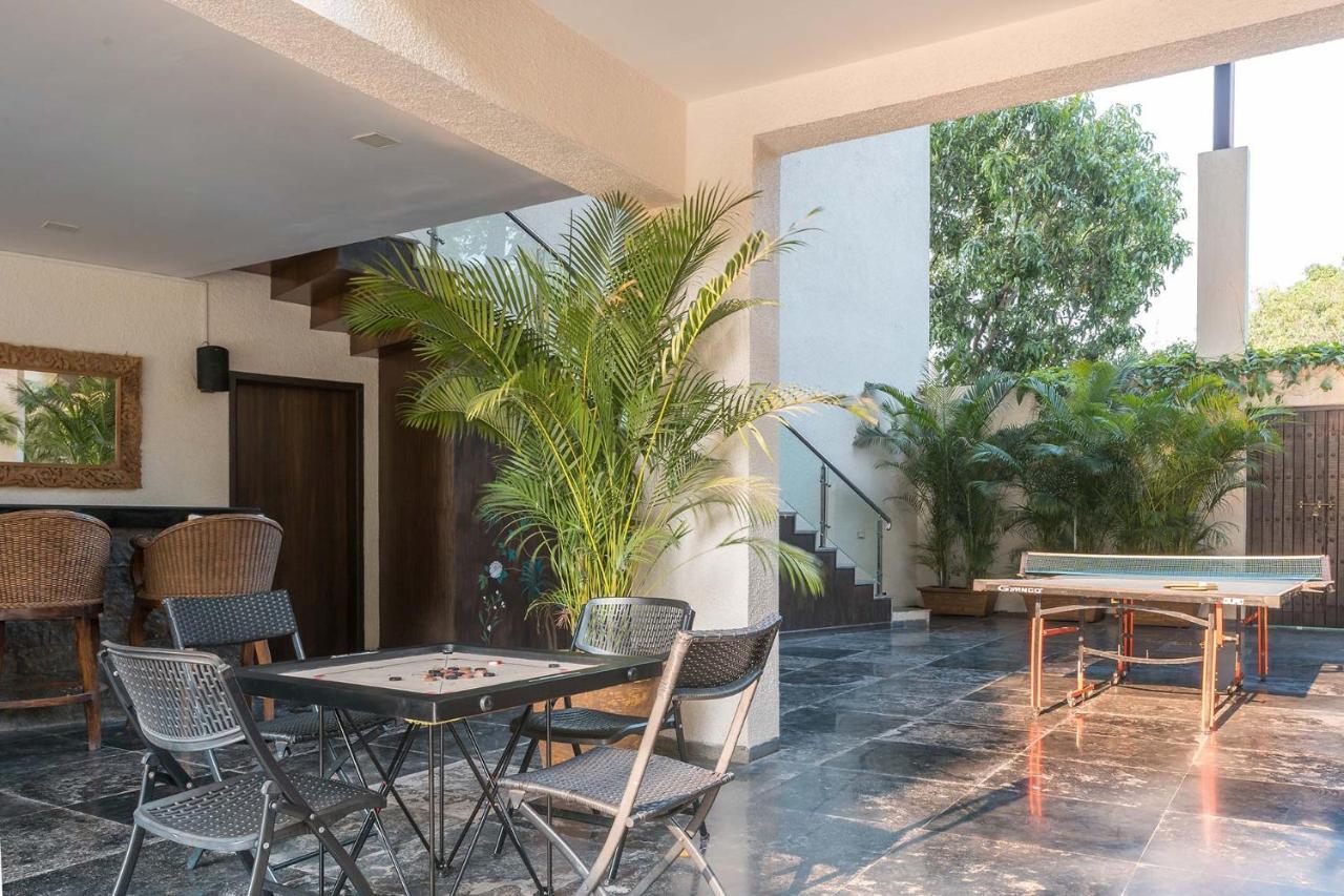 The Leaf By Stayvista - An Enchanting Escape Offering A Pool, Terrace, Lush Lawn, Contemporary Interiors, And Indoor Games Alībāg Zewnętrze zdjęcie
